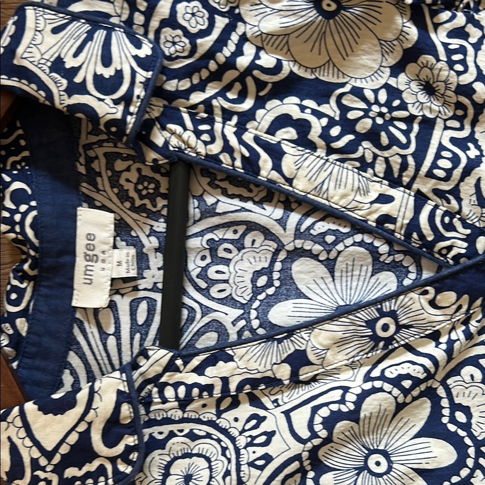 Umgee Black and White Midi Sundress with Flutter Sleeves - Picture 2 of 8